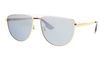 Picture of Sunglasses Alexander McQueen MQ 0093 S- 002 Gold/Silver