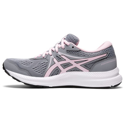 Picture of ASICS Women's Gel-Contend 7 Running Shoes, 9, Sheet Rock/Pink Salt