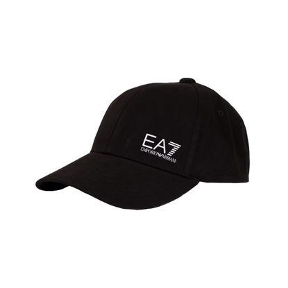 Picture of Emporio Armani EA7 Mens 275936 Baseball Cap - Black