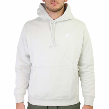 Picture of Nike Men's Pull Over Hoodie (Light Bone/White, XXX-Large)