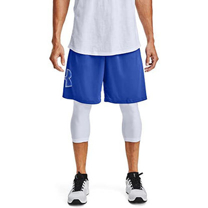 Picture of Under Armour mens Tech Graphic Shorts , Emotion Blue (401)/Halo Gray , Large