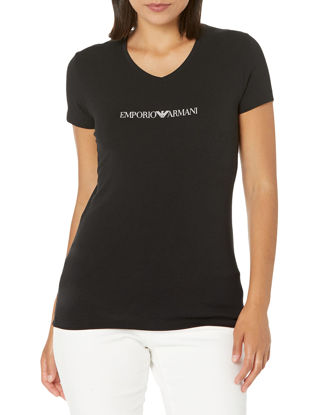 Picture of Emporio Armani Women's Iconic Logoband T-Shirt, Black, Medium