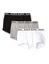 Picture of HUGO BOSS Men's 3-Pack Stretch Cotton Regular Fit Trunks, White/Gray/Black, Medium
