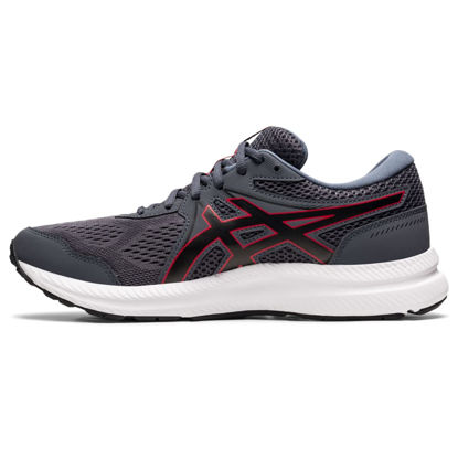 Picture of ASICS Men's Gel-Contend 7 Running Shoes, 9, Carrier Grey/Classic RED
