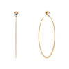 Picture of Michael Kors Gold Tone Modern Brilliance Hoop Earrings