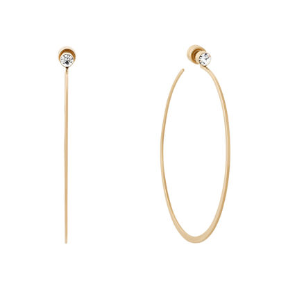Picture of Michael Kors Gold Tone Modern Brilliance Hoop Earrings