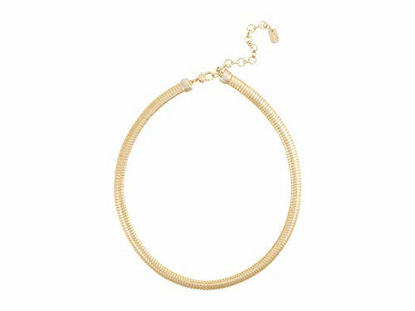 Picture of Lauren Ralph Lauren 16" Omega Collar Necklace Gold One Size