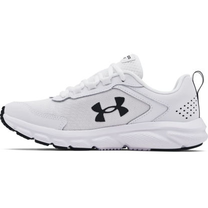 Picture of Under Armour Women's Charged Assert 9 Running Shoe, White (100)/Black, 8 Wide