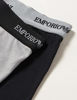 Picture of Emporio Armani Men's Stretch Cotton Classic Logo Boxer Brief, Black/Grey, X-Large