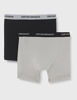 Picture of Emporio Armani Men's Stretch Cotton Classic Logo Boxer Brief, Black/Grey, X-Large