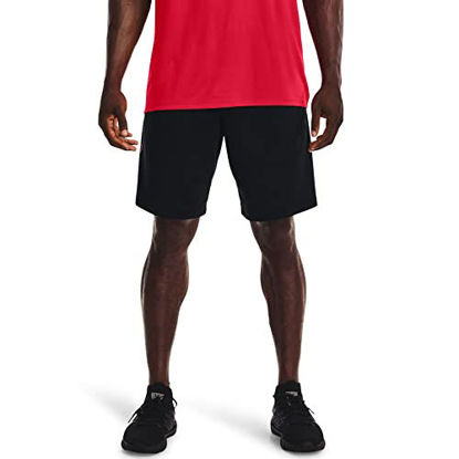 Picture of Under Armour mens Tech Graphic Shorts , Black (010)/White , 4X-Large