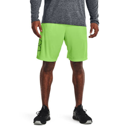 Picture of Under Armour mens Tech Graphic Shorts , Quirky Lime (752)/Green , X-Large