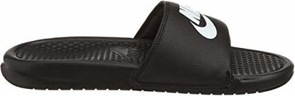 Picture of Nike Men's Benassi Just Do It Athletic Sandal, black/white black, 8 D US