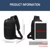 Picture of OZUKO Sling Backpack USB Anti-Theft Men'S Chest Bag Casual Shoulder Bag (Black 2)