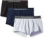 Picture of Emporio Armani Men's 3-Pack Cotton Trunks, Grey/Navy/Black, Large