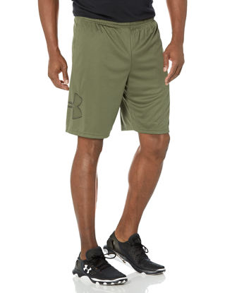 Picture of Under Armour Men's Tech Graphic Shorts , (390) Marine OD Green / / Black , X-Large