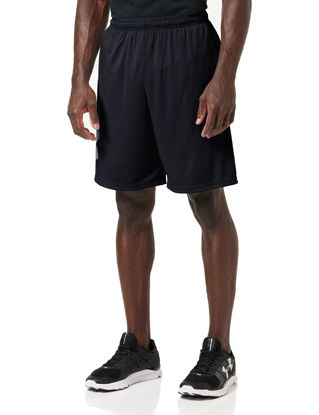 Picture of Under Armour mens Tech Graphic Shorts , (018) Black / / Lime Surge , 3X-Large Tall