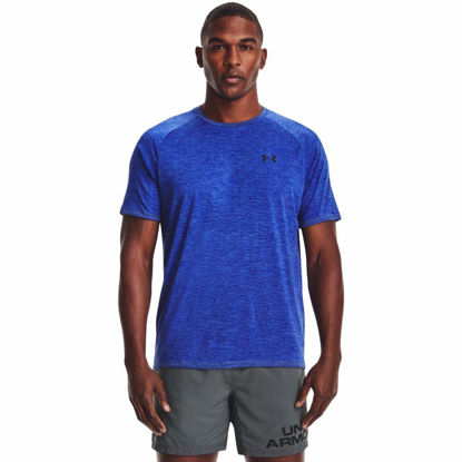 Picture of Under Armour mens Tech 2.0 Short-Sleeve T-Shirt , Starlight (561)/Black , Small