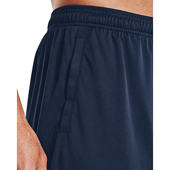 ChoiceApparel Men's Basketball Shorts - 4XL, Black/Red, 3 Zippered Pockets, Lined, 12-13" Inseam