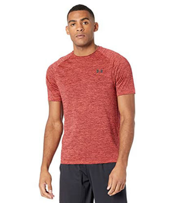 Picture of Under Armour Men's Tech 2.0 Short-Sleeve T-Shirt, (810) Bolt Red/Chestnut Red/Black, XX-Large Tall