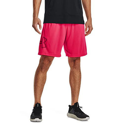Picture of Under Armour mens Tech Graphic Shorts , Penta Pink (975)/Pink , 4X-Large Tall