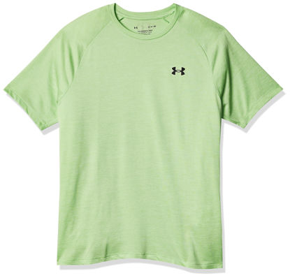 Picture of Under Armour Men's Tech 2.0 Short-Sleeve T-Shirt , Key Lime (334)/Black , 4X-Large Tall