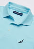 Picture of Nautica Men's Short Sleeve Solid Stretch Cotton Pique Polo Shirt, Bright Aqua, X-Large