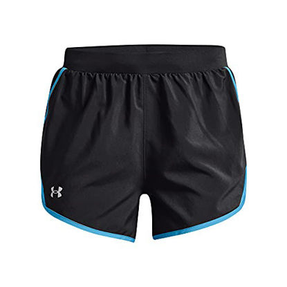 Picture of Under Armour Women's Fly By 2.0 Running Shorts , Jet Gray (019)/Radar Blue , Small