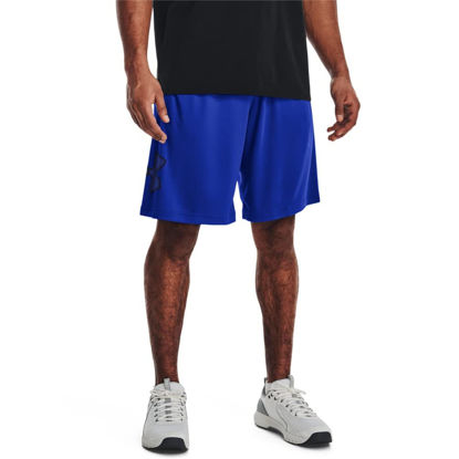Picture of Under Armour mens Tech Graphic Shorts , (486) Versa Blue / / Black , Small