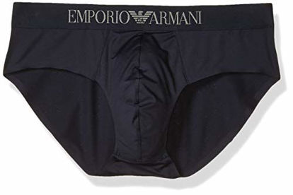 Picture of Emporio Armani Men's Microfiber Brief, Marine, S