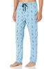 Picture of Nautica Men's Soft Woven 100% Cotton Elastic Waistband Sleep Pajama Pant, Porthole Blue, X-Large