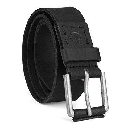 Picture of Timberland Men's Big and Tall Casual Leather Belt, Black, 52