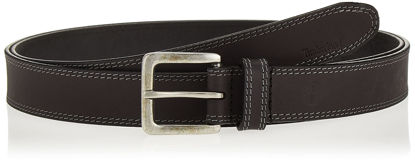 Picture of Timberland Men's Classic Leather Jean Belts 1.4 Inches Wide , Black, 44