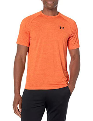 Picture of Under Armour Men's Tech 2.0 Short-Sleeve T-Shirt, (866) Orange Blast / / Black, 3X-Large Tall