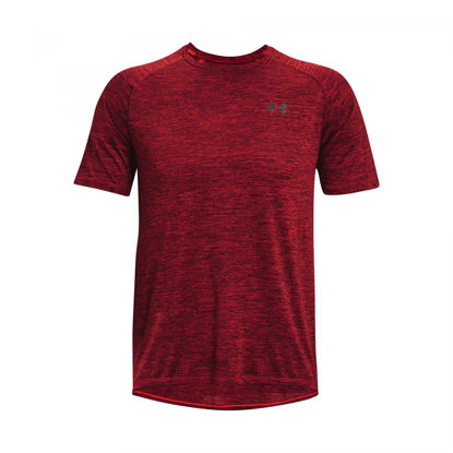Picture of Under Armour Men's Tech 2.0 Short-Sleeve T-Shirt, (810) Bolt Red/Chestnut Red/Black, Large Tall