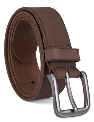 Picture of Timberland Men's 35mm Classic Jean Belt, Dark Brown, 34
