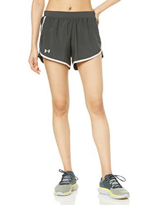 Picture of Under Armour Women's Fly By 2.0 Running Shorts , Jet Gray (024)/Reflection , Large