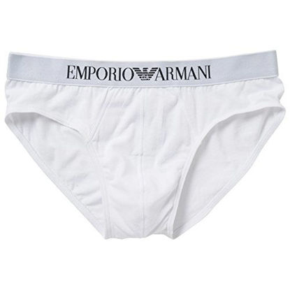 Picture of Emporio Armani Men's Stretch Cotton Brief, White, Small