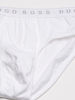 Picture of Hugo Boss Men's 3-Pack Traditional Cotton Briefs, Pure White, Small