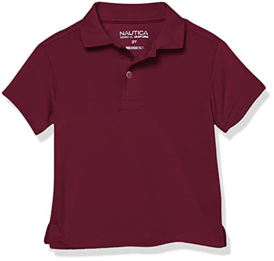 GetUSCart Nautica boys School Uniform Short Sleeve Performance Polo