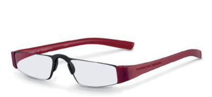 Picture of Porsche Design Reading Glasses 8801 - Red - Strength +1.5