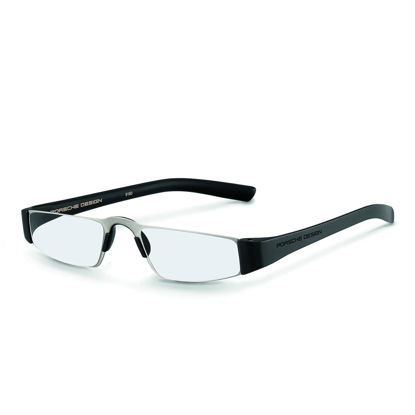 Picture of Porsche Design P8801 Iconic Reading glasses (A - Silver , Black, 1.00)