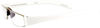 Picture of Porsche 8801 Single Vision Half Frame Designer Reading Glasses, Gold/White, +1.00, 4