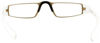 Picture of Porsche 8801 Single Vision Half Frame Designer Reading Glasses, Gold/White, +1.00, 4