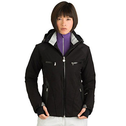 Picture of Women's Thermore High Tech Ski Jacket with 4-way Stretch by Emporio Armani EA7 - Black - XL