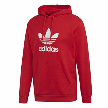 Picture of adidas Originals Men's Trefoil Hoodie Sweatshirt, Lush Red, 2XL