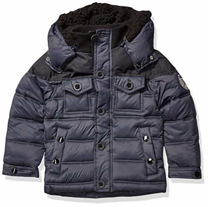 Picture of Diesel Boys' Little Outerwear Jacket (More Styles Available), Hooded Charcoal, 7