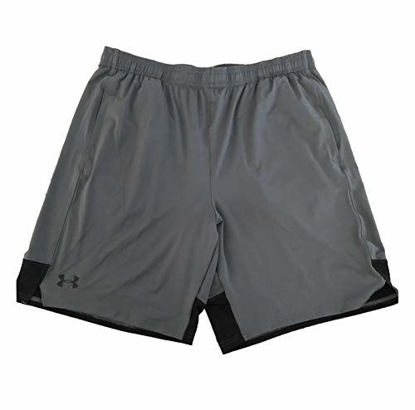 Picture of Under Armour Men's Raid 10-Inch Shorts (Large, Gray/Black)