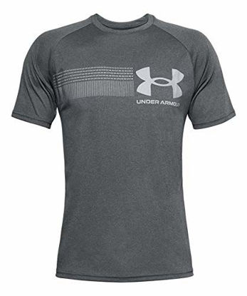Picture of Under Armour Men's UA Tech 2.0 T-Shirt (Pitch Grey/Steel, X-Large)