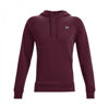 Picture of Under Armour Men's Rival Fleece Hoodie , Dark Maroon (601)/Onyx White , Small
